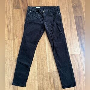 KUT from the Kloth brown Diana skinny corduroy pant 27.5” inseam size 8 petite